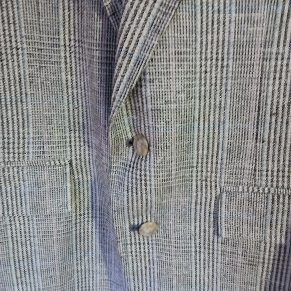 Vintage Evon-Picone Men's Plaid Blazer GUC - Picture 3 of 8